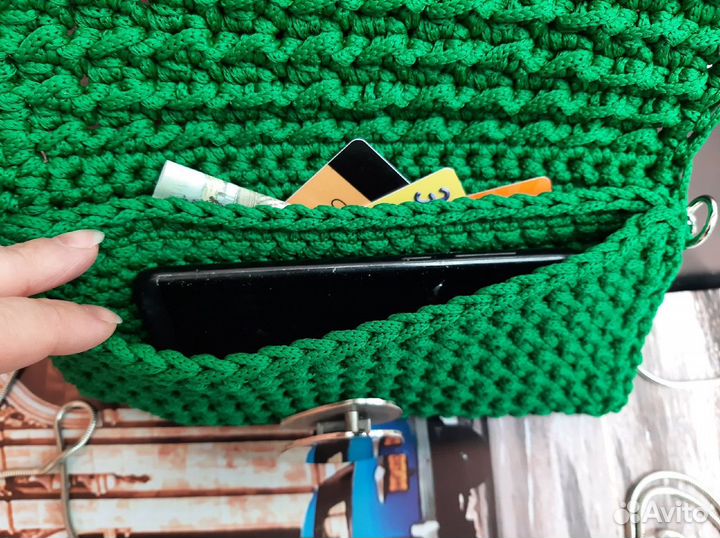 Клатч Зелёная гладь