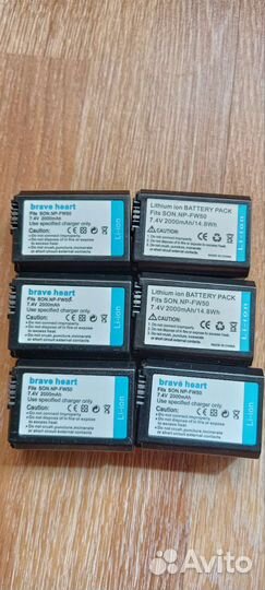 Аккумулятор sony NP-FW50