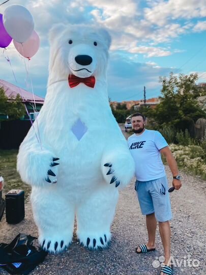 Ростовой Белый медведь аниматор на Ваш праздник