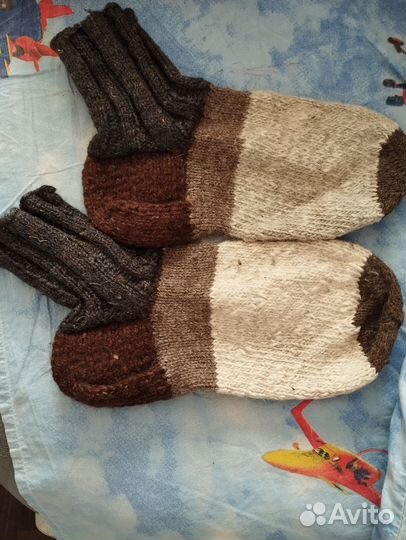 Носки мужские зимние из собачьей шерсти