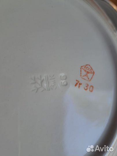 Советская посуда зик Конаково (60 тарелок), Дулево