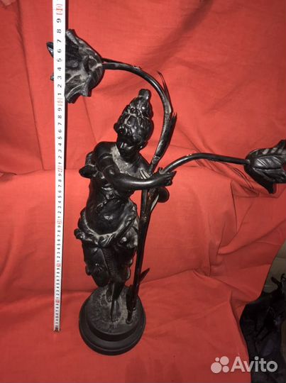 Каслинское кусинское литьё Диана с цветами