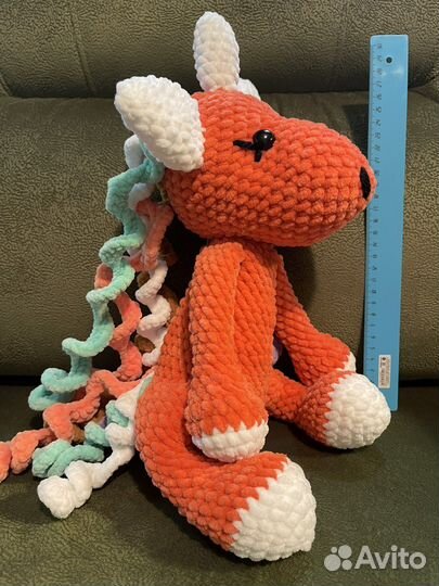 Мягкая игрушка лошадка-единорог