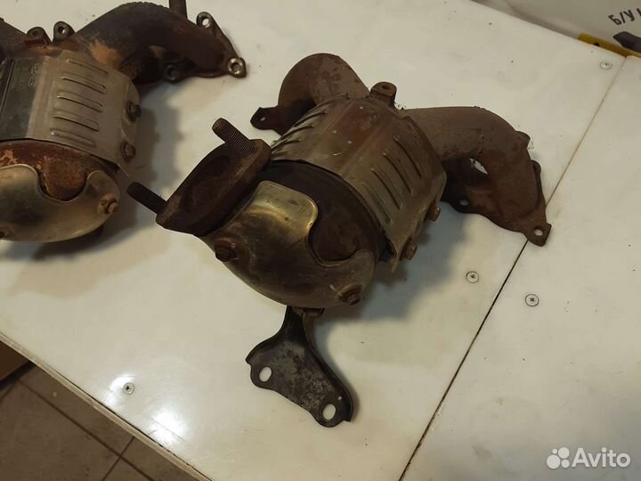 Выпускной коллектор катализатор Solaris Rio