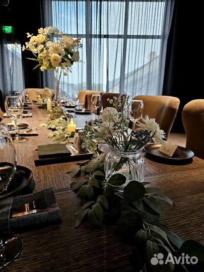 Свадебное оформление. Фотозона, украшение зала