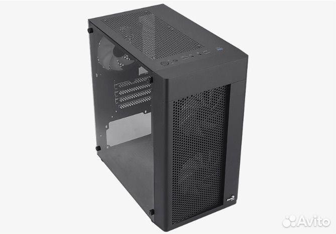 Корпус компьютерный AeroCool hexform-G-BK-v2 Black