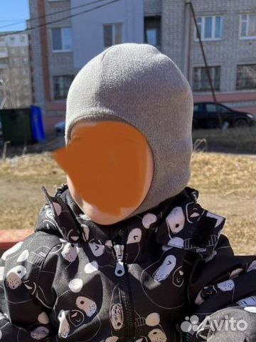 Шапка-шлем демисезон 48