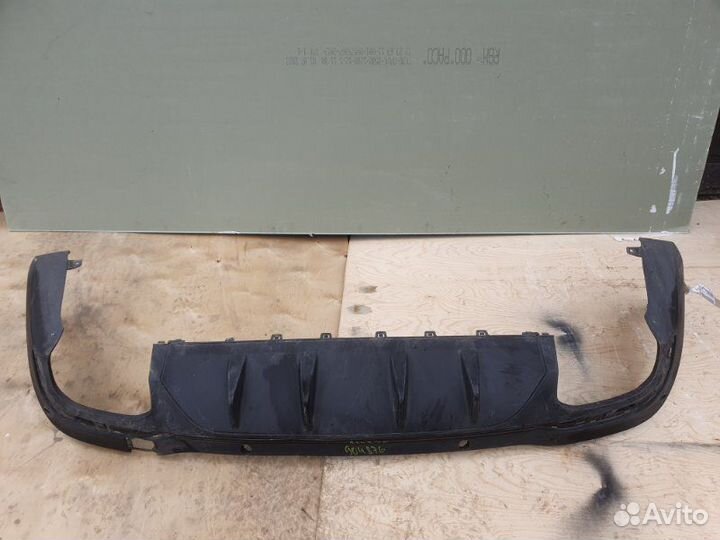 Юбка бампера задняя Porsche Macan