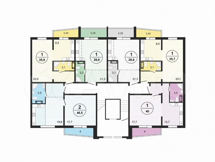 Квартира-студия, 28,9 м², 2/11 эт.