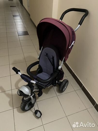 Велосипед коляска с ручкой