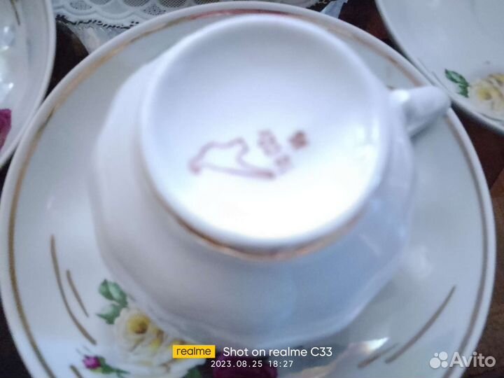 Чайные пары дулево СССР 6 пар