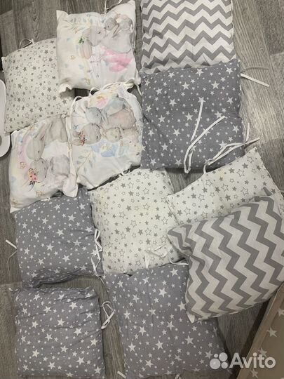 Бортики в детскую кроватку