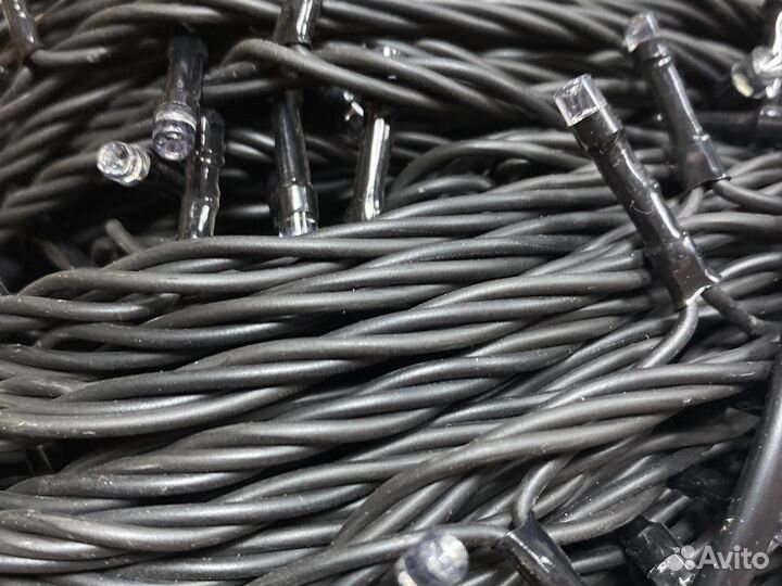 Гирлянда 60 м уличная, каучук