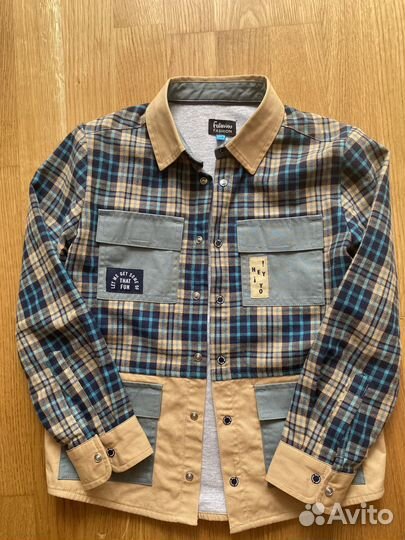 Рубашка для мальчика 128 новая