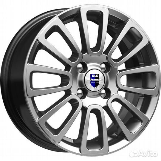 R15 4x100 6J ET43 D67,1 К&К Неман (кс717) дарк пла