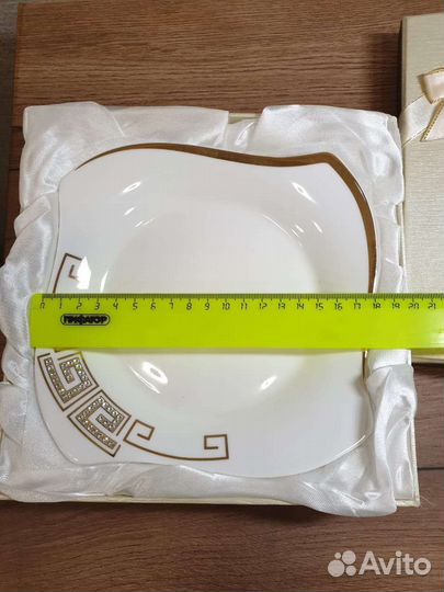 Набор тарелок со стразами Ленарди