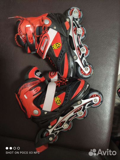 Роликовые коньки детские раздвижные