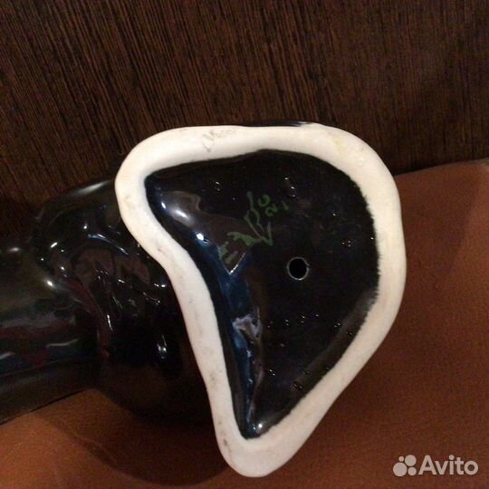 Статуэтка. Пантера с мячом. Городница. СССР