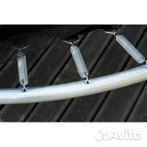 Батут с сеткой и лестницей, диаметр 3.66 м