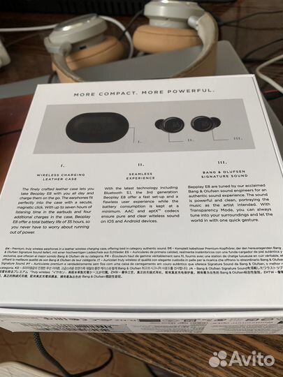 Беспроводные наушники bang olufsen e8