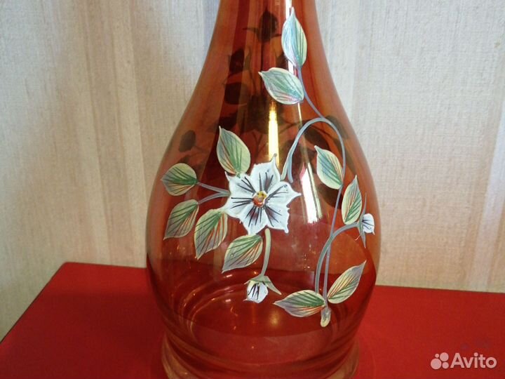 Графин для вина. 6 бокалов. Богемия