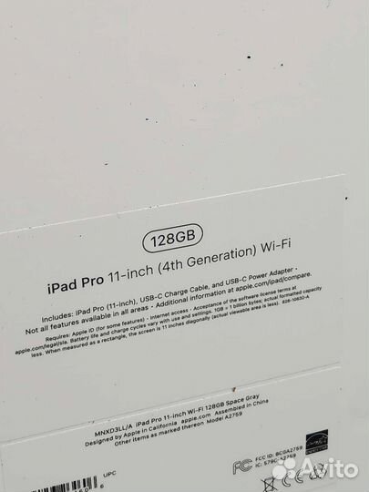 iPad Pro 11 4th 128Gb Wi-Fi Space gray