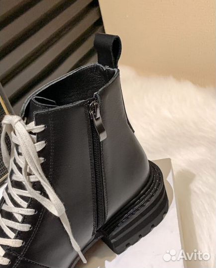 Сапоги кожаные женские 38