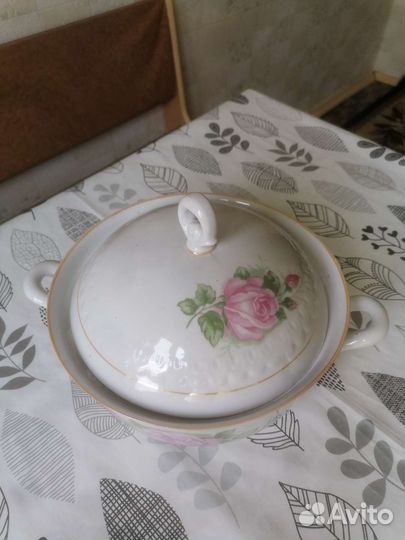 Супница фарфор СССР