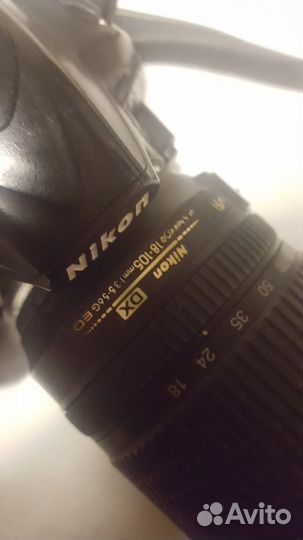 Nikon 3100 объектив 18-105