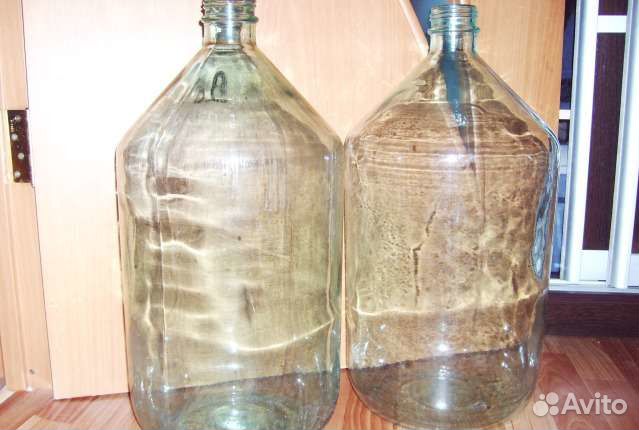 Бутыль 10л, 20 л из стекла
