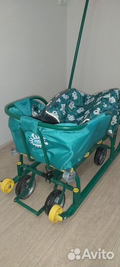 Санки коляска ника 7 5