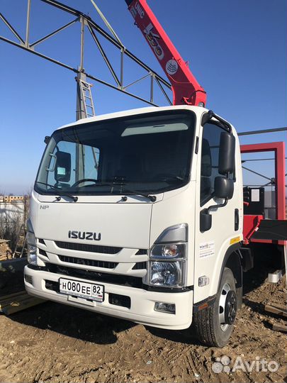 Isuzu NPR75L-H с КМУ, 2022