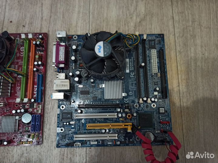 Материнская плата в комплекте 775 socket