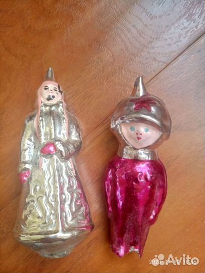 Елочные игрушки времен СССР