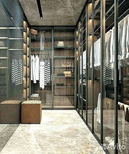 Гардеробная loft