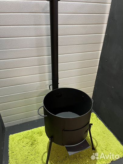 Печь под казан 12 л. усиленная 3 мм