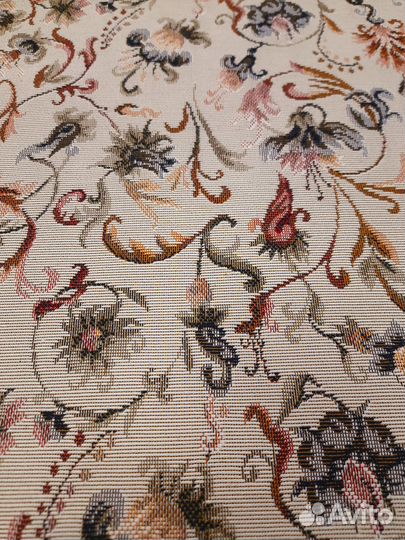 Ткань гобелен Английские Цветы с хлопком (вид5)