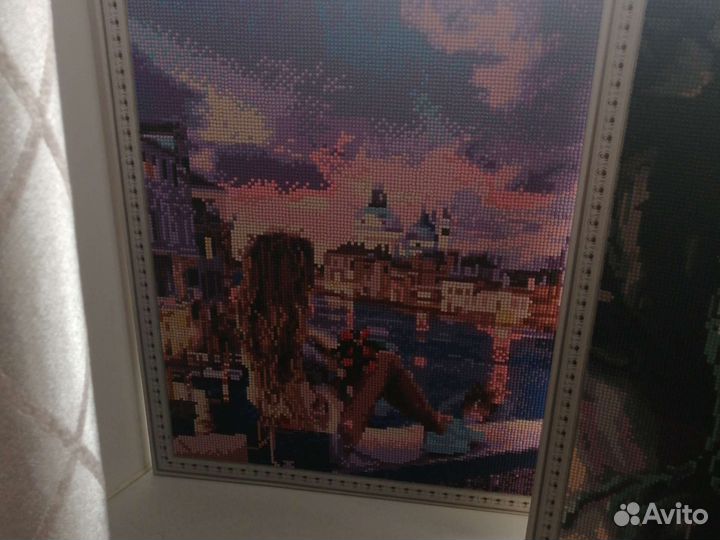 Картины по номерам раскрашенная