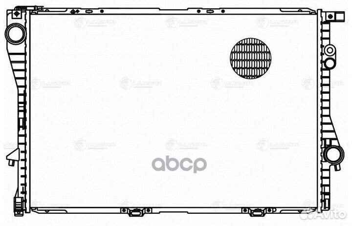 Радиатор охл. для а/м BMW 5 (E39) (95) G M/A (LRc