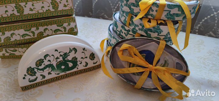 Салфетница змея чайница керамика новые