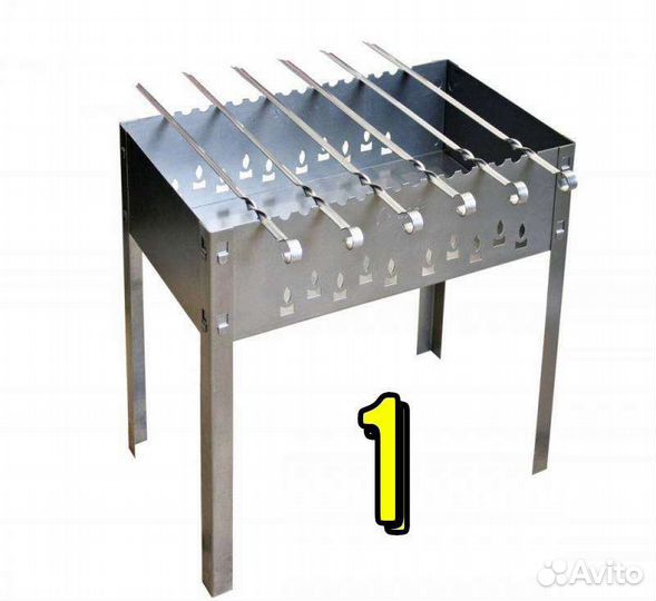 Мангал Grillkoff 50*50*30 см