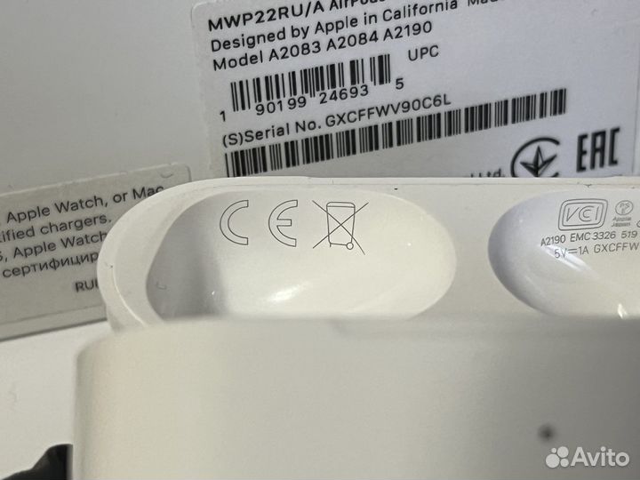 Кейс для AirPods Pro 1st оригинал/250+отзывов