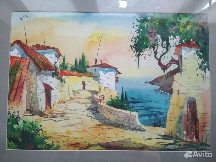 Картина акварель Домашенко