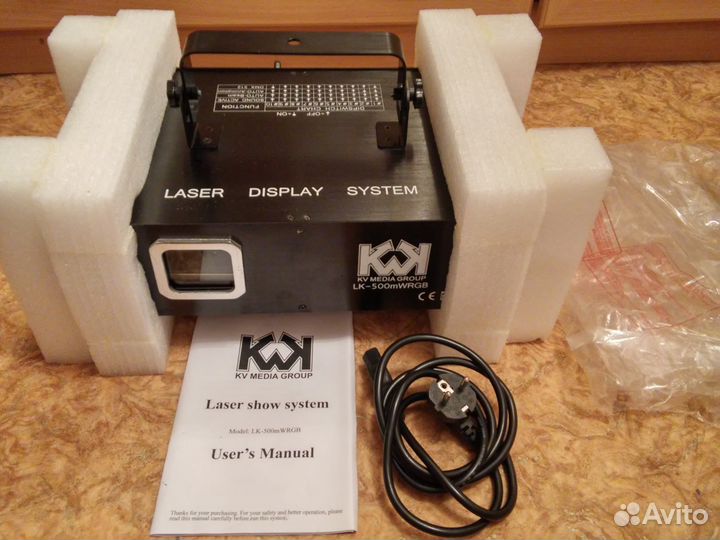 Лазерный проектор LK-500mW RGB