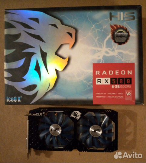 Видеокарта HIS Radeon Rx 580 8gb
