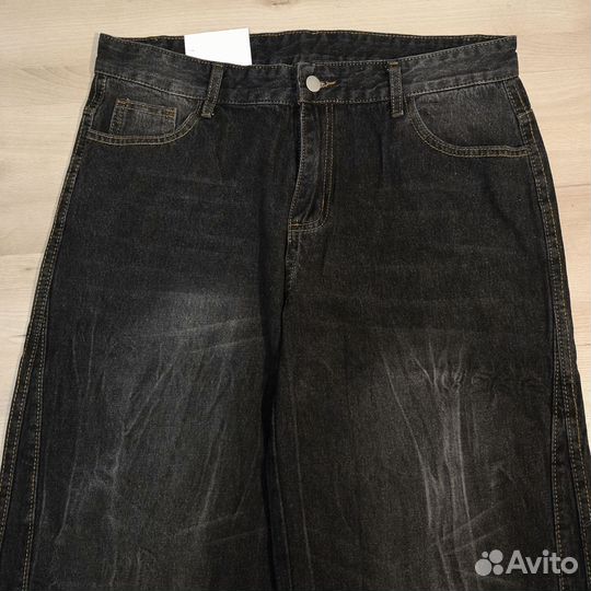 Джинсы balenciaga fit широкие jaded london faded