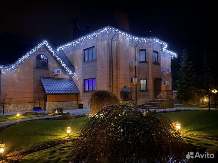 Украшение дома, К новому году под ключ герлянды