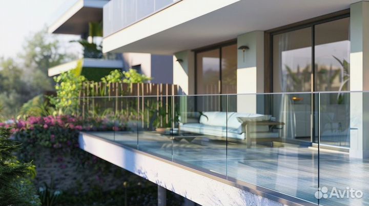 Стеклянные ограждения для балконов