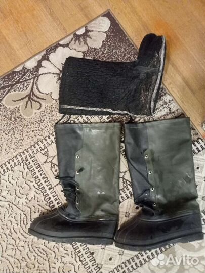 Сапоги зимние, рыбацкие