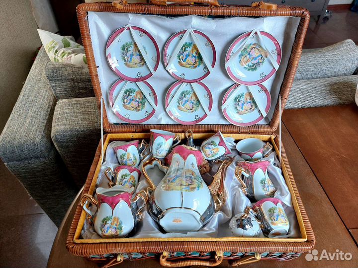 Чайно-кофейный сервиз Япония Антиквариат